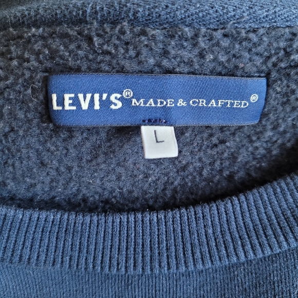 Levi's Navy Blue Balloon-Sleeve Top - Picture 8 of 11